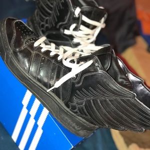 Adidas ‘Jeremy Scott Wings’ Black Patent Leather